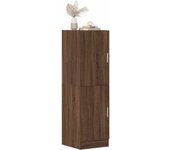 Mueble de cocina de roble marrón 38x41,5x131,5cm madera contrachapada