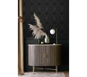 Papel pintado next luxe eclipse charcoal 1005 x 52cm gris