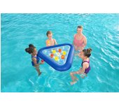 Bestway juego flotante triangulo hinchable con bolas 105x97 cm +3 años piscina 52560