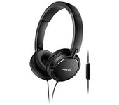Auricular con microfono negro philips