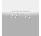 Barra dritta incasso 4luci bianco g9 barra recta flush 4light white g9