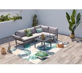 Katea conjunto de jardín bajo gris claro