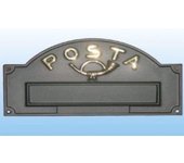 Placa buzón hierro fundido antiguo a3/gh