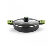 Cacerola baja bra prior 28 cm con tapa
