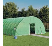 Vidaxl invernadero con estructura de acero verde 108 m² 18x6x2,85 m