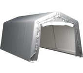 Tienda de campaña 300x600 cm gris acero vidaxl