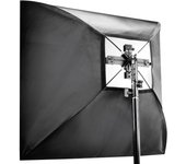 Walimex set 4f. flash holder incl. softbox 90x90cm