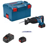 Inalable sierra saw gsa 18v-28 | batería 2x 5.5 ah y cargador | l-boxx