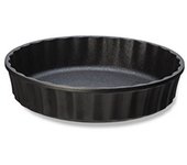 Molde para tartas royal d'alù, aluminio fundido a presión, negro, risolì