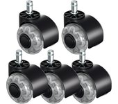 Ruedas para sillas 10 piezas ruedas para sillas de oficina rotación de 360 grados antiarañazos cómodas y silenciosas ruedas para sillas de 11x22 mm