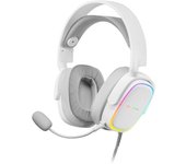 Auriculares gaming con micrófono mars gaming mhaw/ jack 3.5/ usb 2.0/ blancos