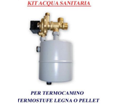 Kit de agua caliente sanitaria instantánea mut mod. vdp + k28 para estufa de chimenea y caldera