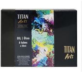 Set oleo titan extrafino 6x20 ml tubos