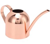 Regadera para casa, bonsái, jardín, flores, plantas de interior al aire libre, olla con pico largo, acero inoxidable, oro rosa