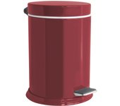 Cubo de basura de diseño olfa rojo pimiento