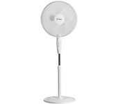 Ventilador de pie 16 40cm 40w 3 velocidades white comfort blanco raydan home