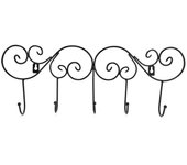 Gancho para abrigos colgador de pared cocina baño percha con 5 ganchos soporte toalla ropa sombrero