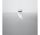 Lámpara de techo invicta 1 led blanco con bombilla 4000k - 8x8x20cm sollux