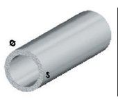 Perfil plata h.100 cm tubo redondo 10x1 mm**