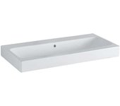 Geberit icon lavabo 900x485mm blanco, sin agujero para grifo, 124093000, color: blanco