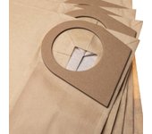 Vhbw 5x bolsa compatible con bosch pas 900, pas 1000, pas 1000 f aspiradora - papel, 49,5 cm x 21,8 cm color arena