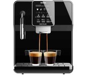 Cecotec cafetera superautomática power matic-ccino 6000 serie nera. 1350 w 19 bares 1-2 cafés sistema de rápido calentamiento pantalla lcd