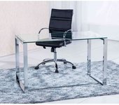 Mesa de escritorio benetto patas cromo120 cm(ancho) 60 cm(largo)72 cm(alto)