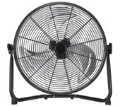 Ventilador industrial midas 100w negro/cromo 46d