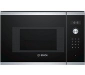 Bosch serie 6 bel524ms0 incasso microonde con grill 20l 800w nero, acciaio inossidabile forno a microonde