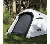 Tienda campaña túnel 3 personas tela opaca impermeable blanco 3 personas / blanco