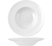 Plato de porcelana china, ø 27 cm, blanco h&h