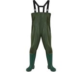 Vadeadores, pantalones de pesca, pantalones de estanque, pantalones de vadeo con botas de goma de pvc 44/45