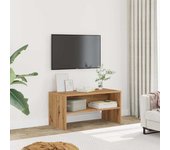 Mueble tv artesanal de roble 80x40x40 cm de madera contrachapada