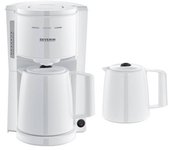 Cafetera de goteo severin ka 9309 con 2 jarras termo con capacidad para 8 tazas