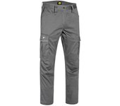 Diadora pantalone cotone grigio taglia m stretch cargo