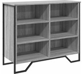 Aparador | aparador de comedor | armario de cocina madera de ingeniería gris sonoma 91x35,5x74,5 cm cfw75016
