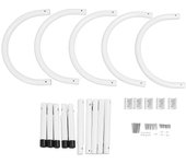 Gancho de almacenamiento para tubo en forma de u para cubierta de piscina para piscinas elevadas