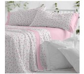 Burrito blanco juego de sabana claro de luna diseño 530 de 135 cm rosa