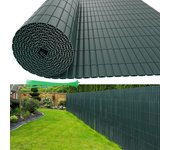 Canisse de pvc canisse de pvc para jardín balcón terraza. valla cortavientos para balcones verde 80 x 800cm