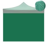 Cobertor lateral impermeable verde 3x2mt para cenador plegable 3x3mt
