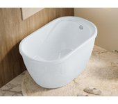 Bañera independiente con asiento piccola - 1 plaza - largo 120 x ancho 75 x alto 65 cm