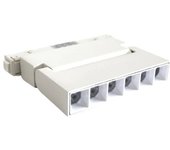 Foco led sobre rail magnético 48v dc 6w - blanco neutro 4000k - 5500k / blanco / sí - silumen