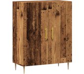 Aparador | aparador de comedor | armario de cocina de madera de ingeniería envejecida 69 | 5x34x90 cm cfw31451