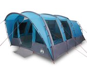 Tienda de campaña familiar túnel 8 personas impermeable azul v7844 unico / azul
