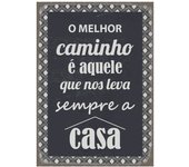 Origen home decor adornos pared portugues placas metal | placa de metal negro rectangular - 33x24x1cm