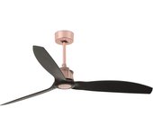 Ventilador de techo just fan m cobre/negro