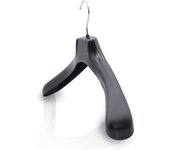 Kiroplast 20 perchas perchas para chaquetas abrigos hombros anchos muletas de plástico antideslizantes extra grandes para hombres y mujeres (39 cm)