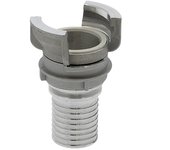 Conector simétrico guillemin, dn 40 x 40 mm, con casquillo acanalado
