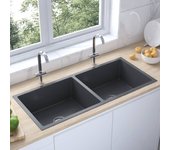 Maison exclusive - fregadero hecho a mano acero inoxidable negro
