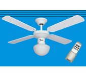 Ventilador de techo c/telec+luz d 105